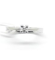 Anneau Mirco Visconti Femme Solitario 4 Punte in Or blanc Diamante 0.36 Ct GB54-13 - GB54-13